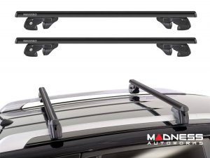 Jeep Renegade Roof Rack Cross Bars - for models w/ factory roof rails - Black (2015-2023)